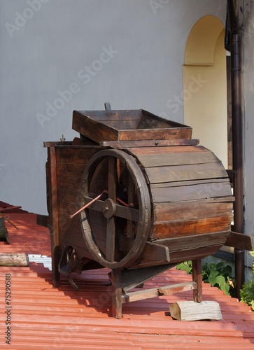 old dressing machine for separation,grains photo