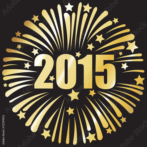 happy new year 2015 golden 2