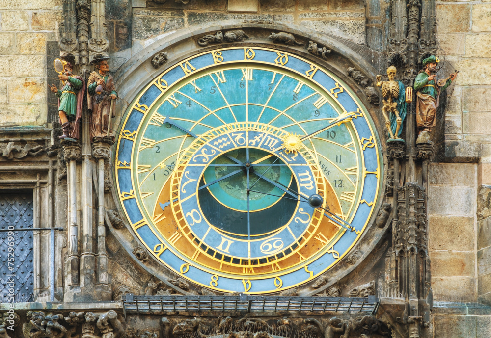 Obraz premium The Prague Astronomical Clock
