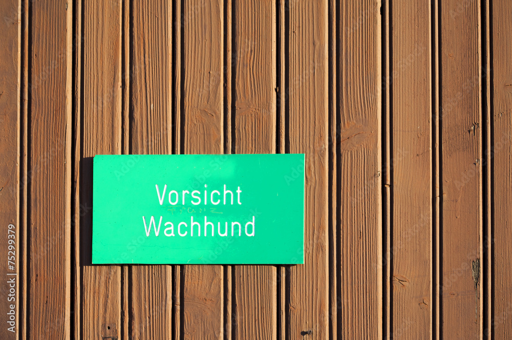 Vorsicht Wachhund