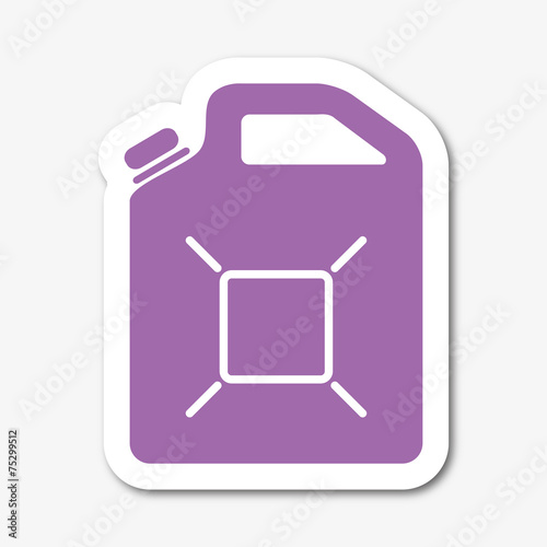 Logo jerrican. Bidon.