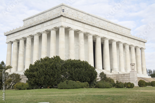 Abraham Lincoln Memorial in Washington DC USA