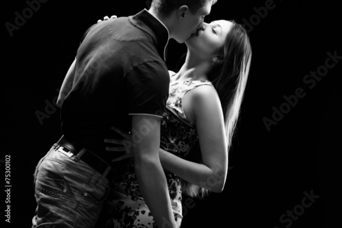 Φωτογραφία Portrait of a passionate couple