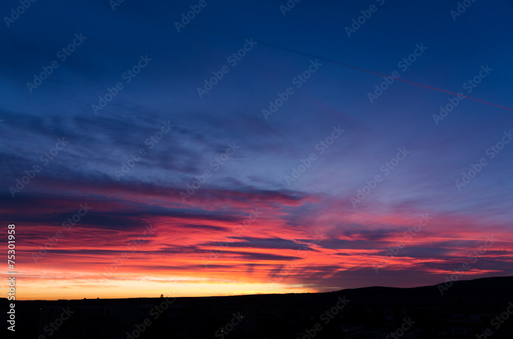 Obraz premium night sky background