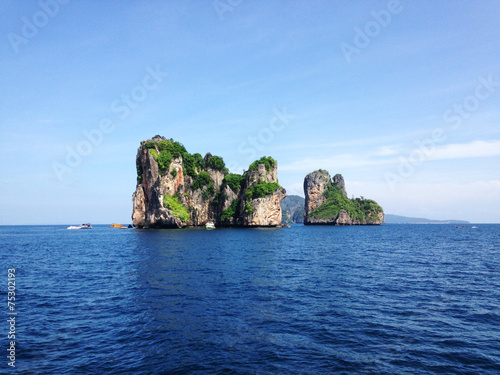 view of Koh Hah  the island in south andaman  Thailand