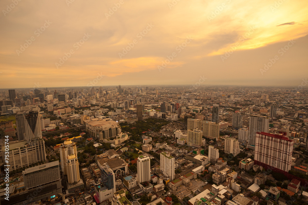 View of Bangkok City Thailand