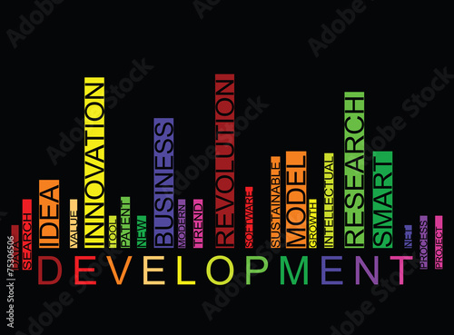 Development barcode, vector