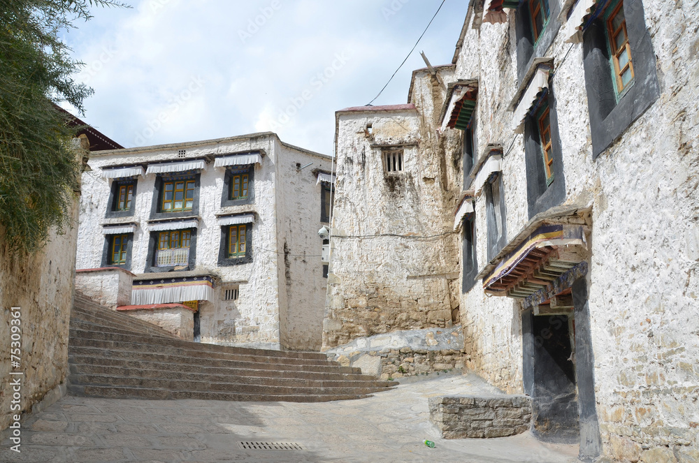 Тибет, буддистский монастырь 15 века Сера в окрестностях Лхасы