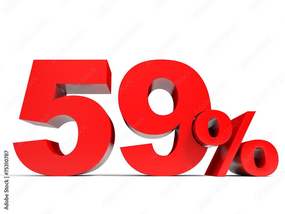 Red fifty nine percent off. Discount 59%. Red fifty nine percent off. Discount 59%.