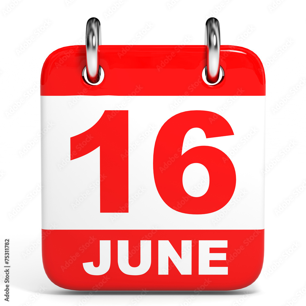 Calendar. 16 June.