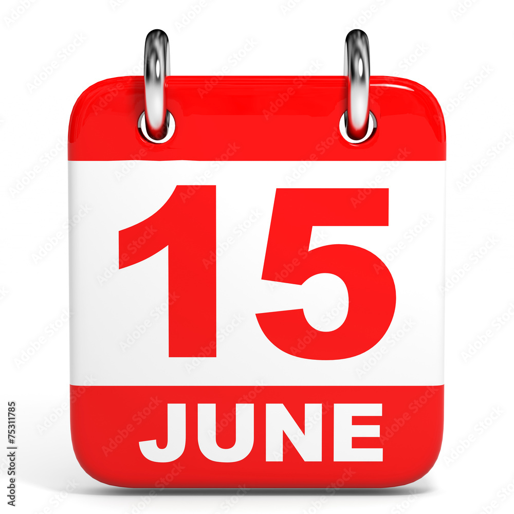 Calendar. 15 June.