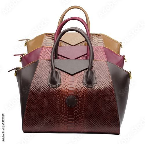 Natural leather female purses