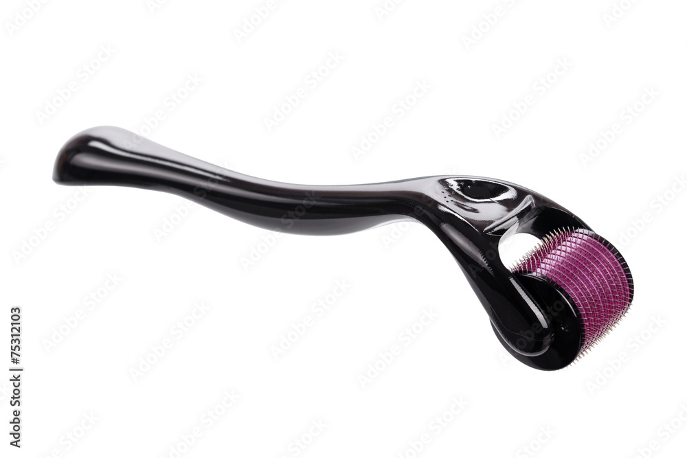 Naklejka premium Dermaroller tool for medical cosmetic procedure