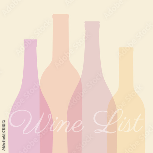 wine list elegante