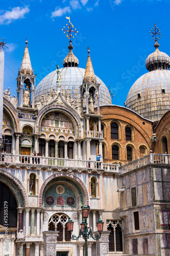 Piazza San Marko in Venice, Italy. San Marko cathedral