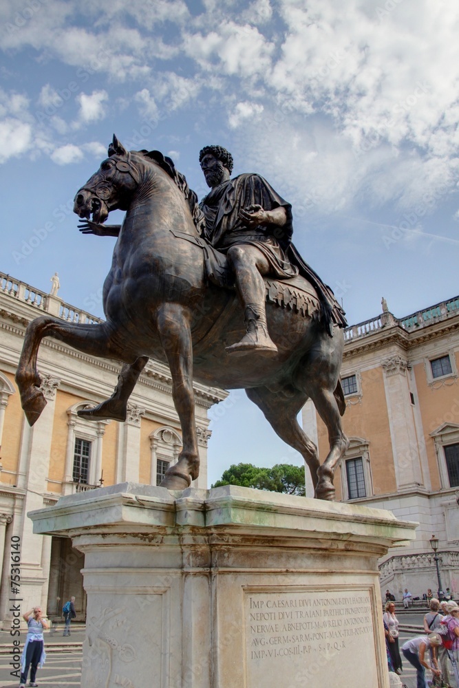 Obraz premium statue à rome