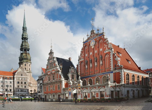 Town hall square in Riga. Latvia