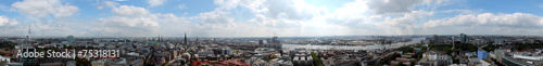 Hamburg 360° Panorama vom Michel