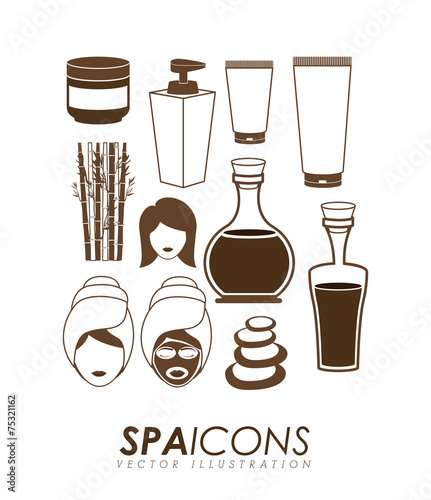 Spa design,vector illustration.
