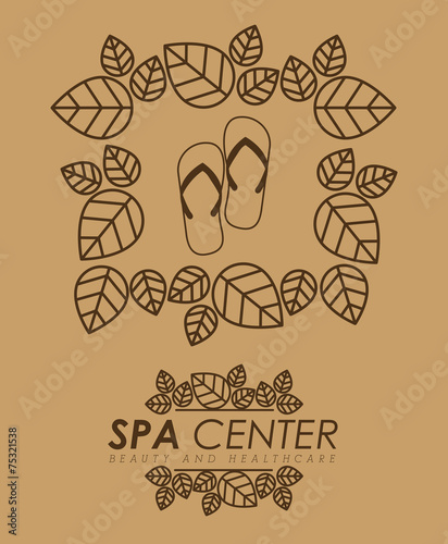 Spa design, vector illustration.