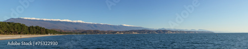 sea coast and the mountains © Maslov Dmitry