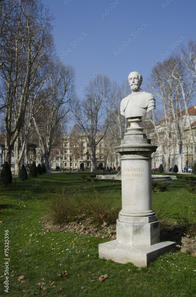 Obraz premium statue in zrinjevac park