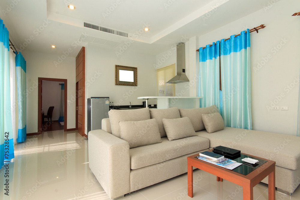 Fototapeta premium hotel living room