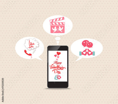 message valentines lovely frome phone