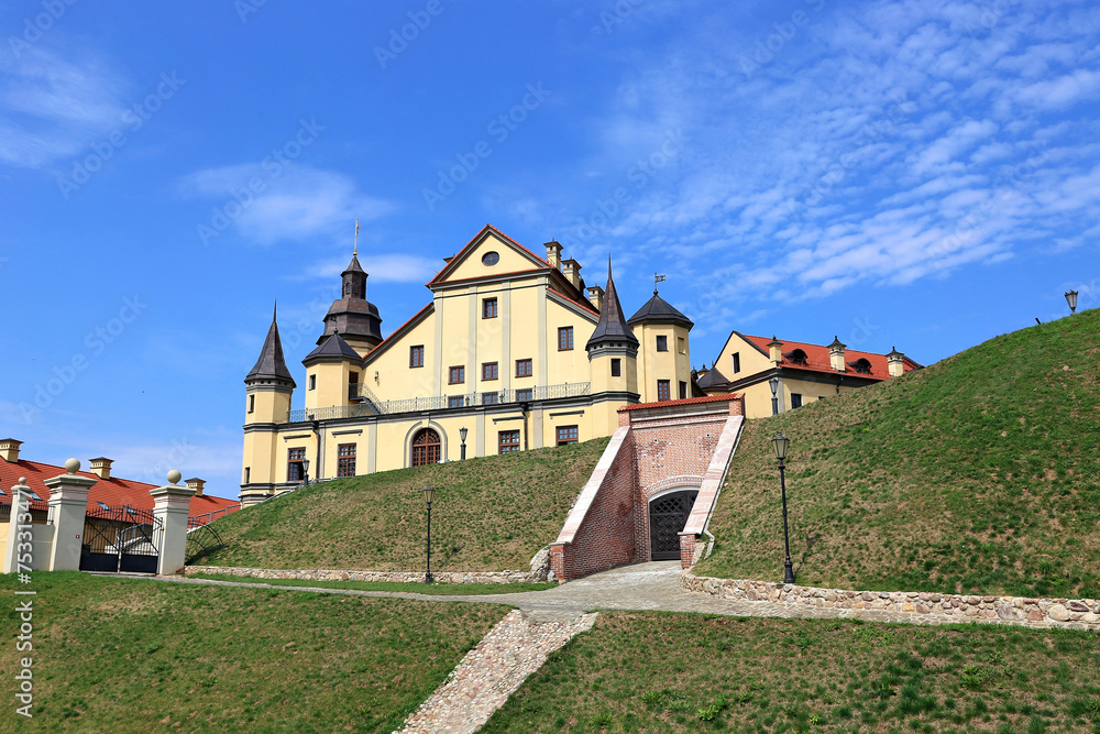 Ancient Nesvizhsky Castle in Nesvizh