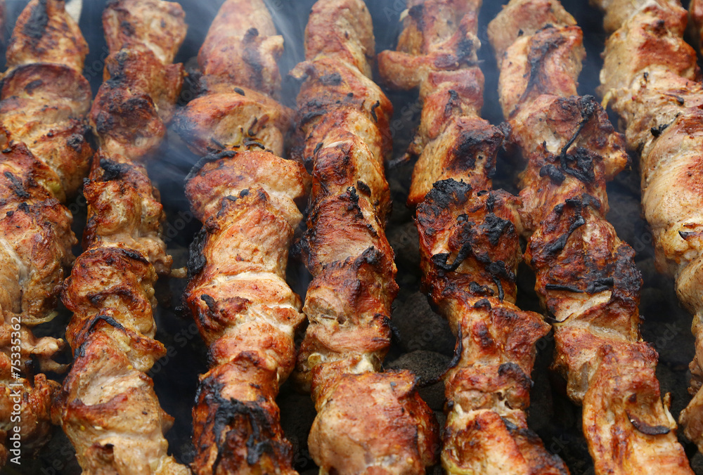 barbecue close-up