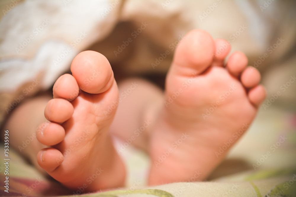 Newborn baby feet Newborn baby feet