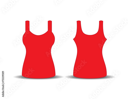 Blank singlet template