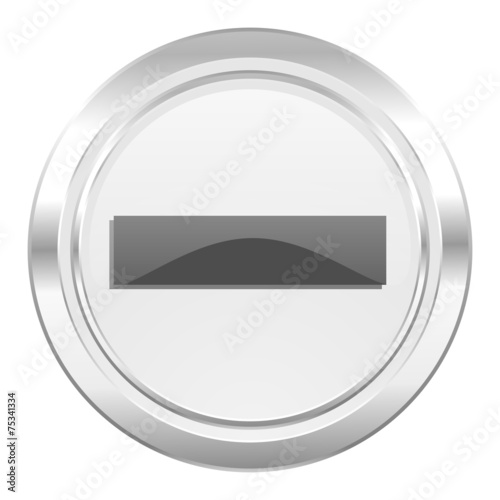 minus metallic icon Free Download minus metallic icon - GFXLoad