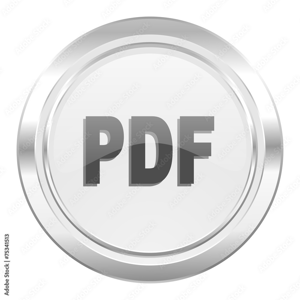 pdf metallic icon pdf metallic icon