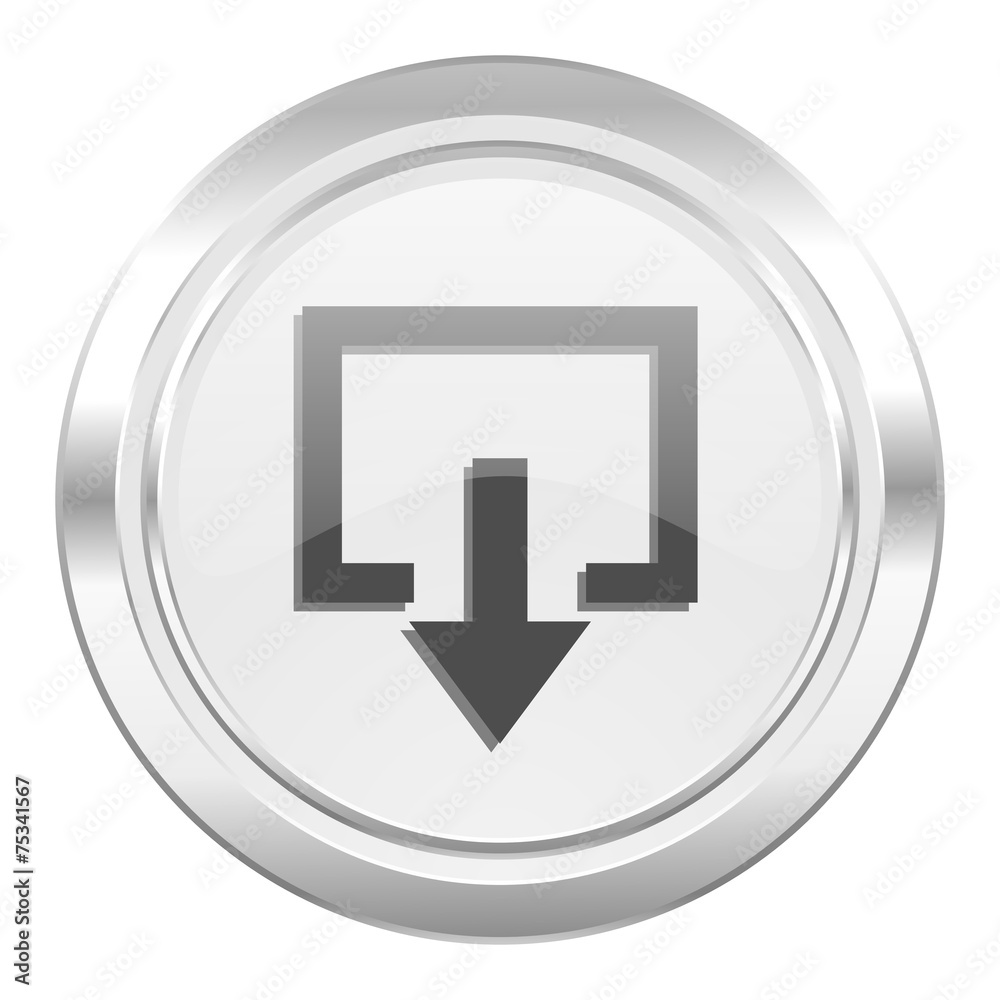 exit metallic icon