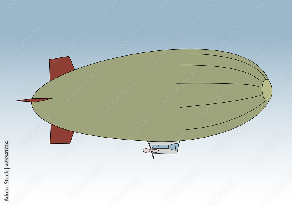 Fototapeta premium Luftschiff