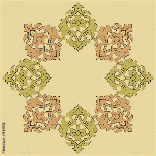 artistic ottoman pattern series nineteen