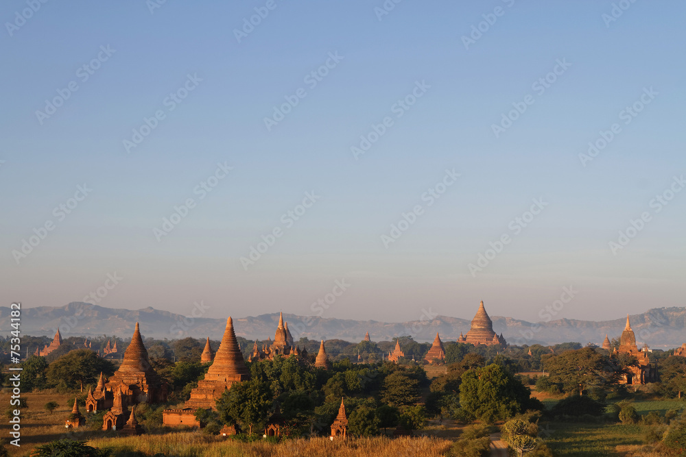 Paysage de Bagan