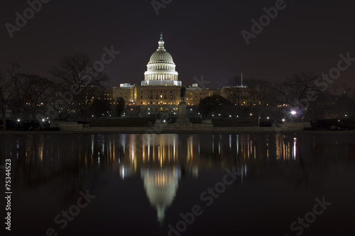Washington DC , Capitol Building night wiev