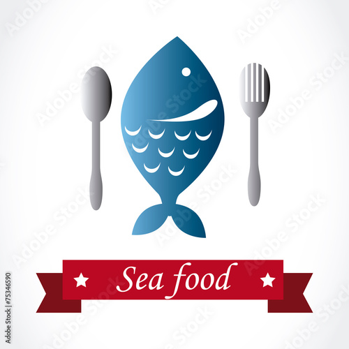 Food design over white background vector illustration