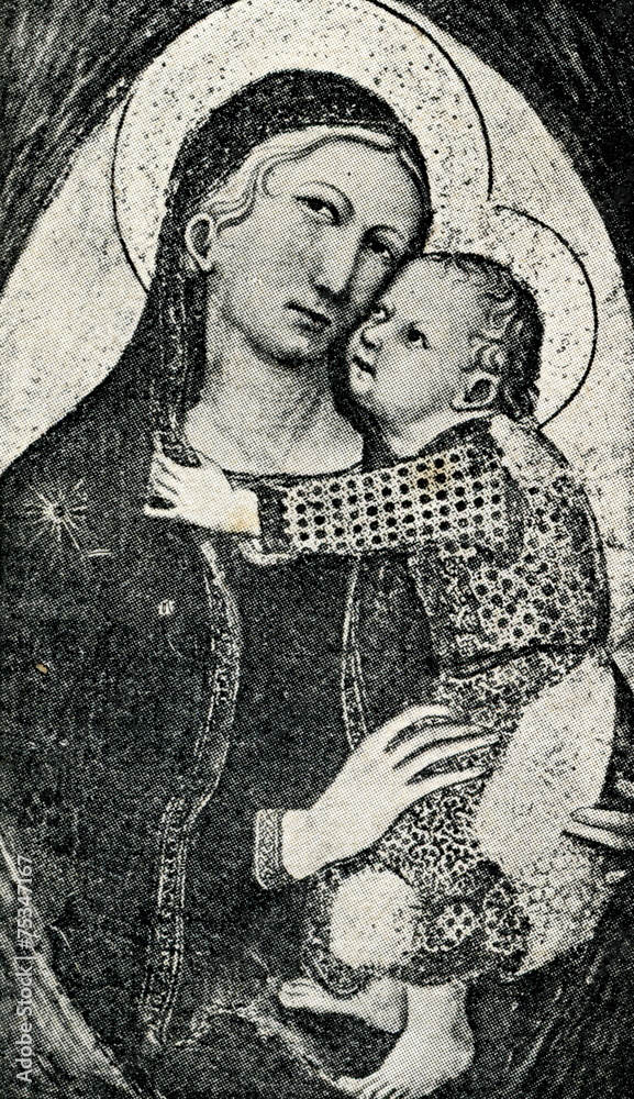 Fototapeta premium Madonna by Duccio di Buoninsegna