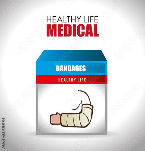 Medical design, vector illustration.