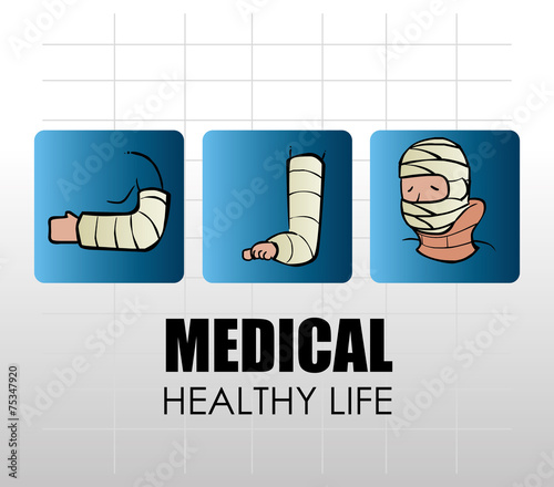 Medical design, vector illustration.