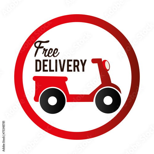 Delivery design, vector illustration.