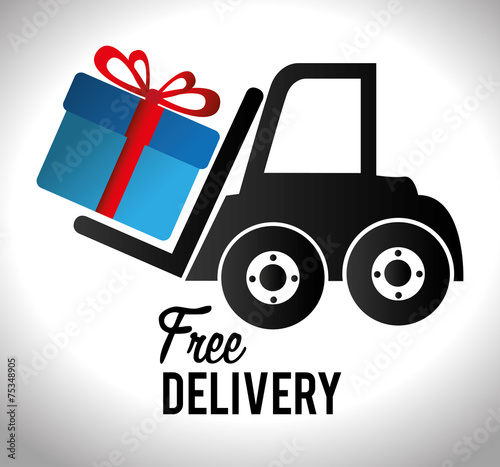 Delivery design, vector illustration.