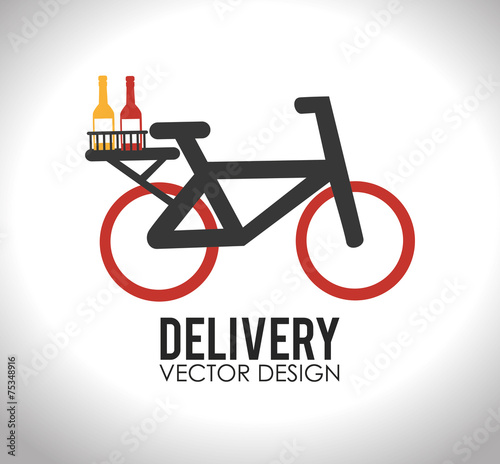 Delivery design, vector illustration.