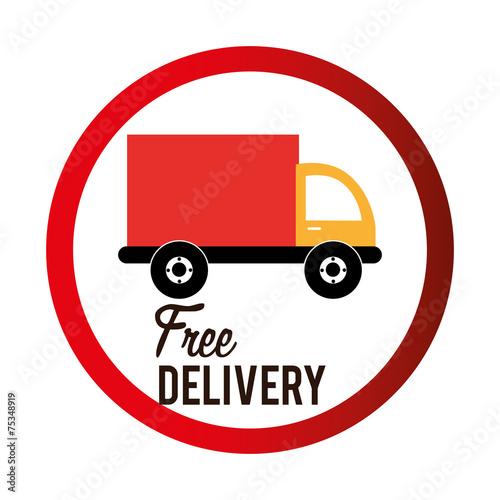Delivery design, vector illustration.