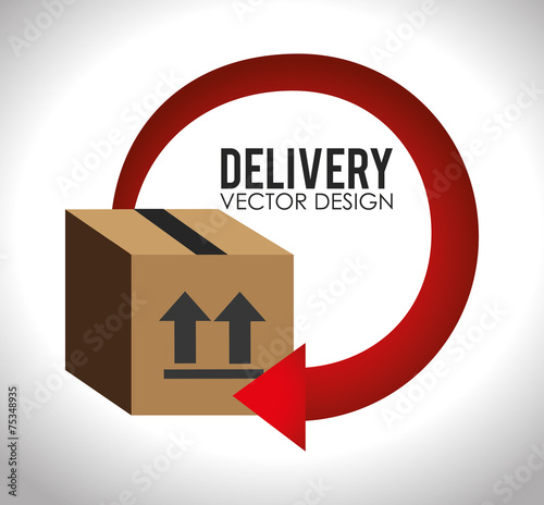 Delivery design, vector illustration.