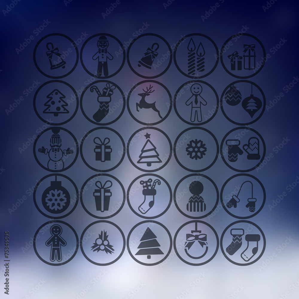 Christmas Icons Set