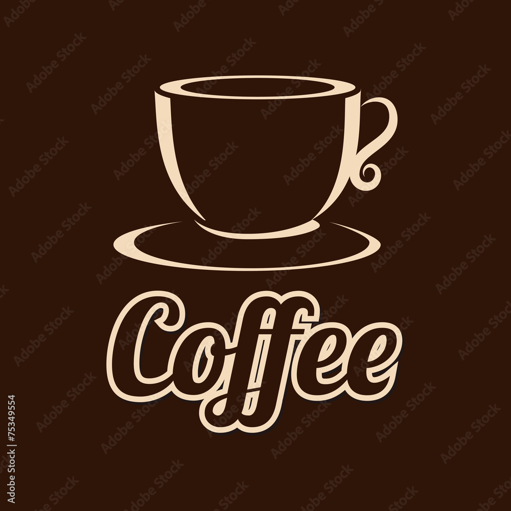 Coffee design, vector illustration. Coffee design, vector illustration.